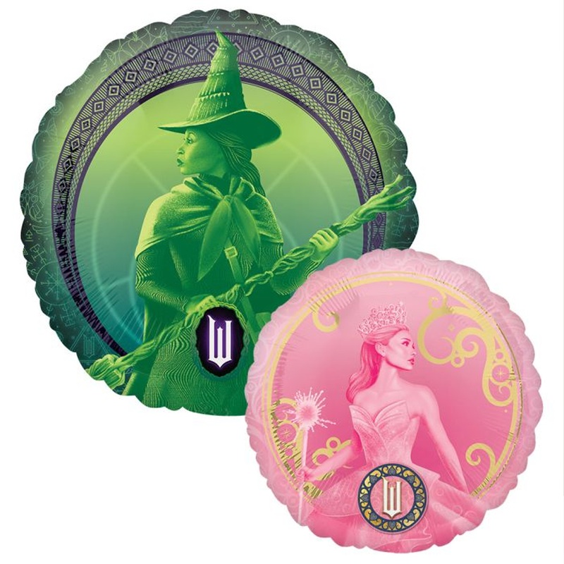 Wicked Movie Foil Balloon  Two-Sided, 18"