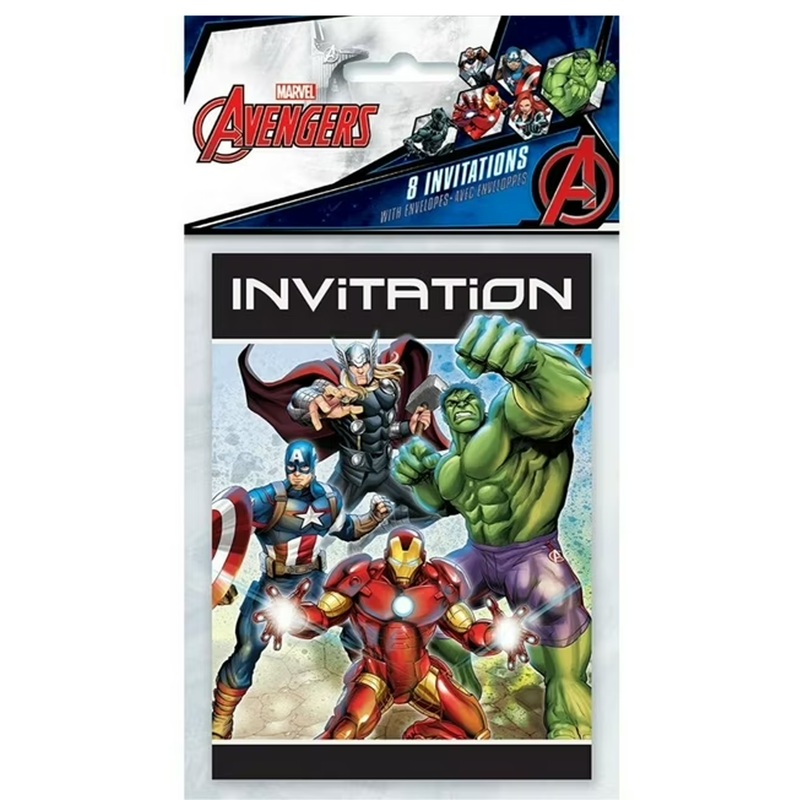 Avengers Invitations 8 ct