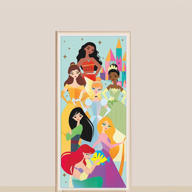 Disney Princess Plastic Door Banner  27" x 60"
