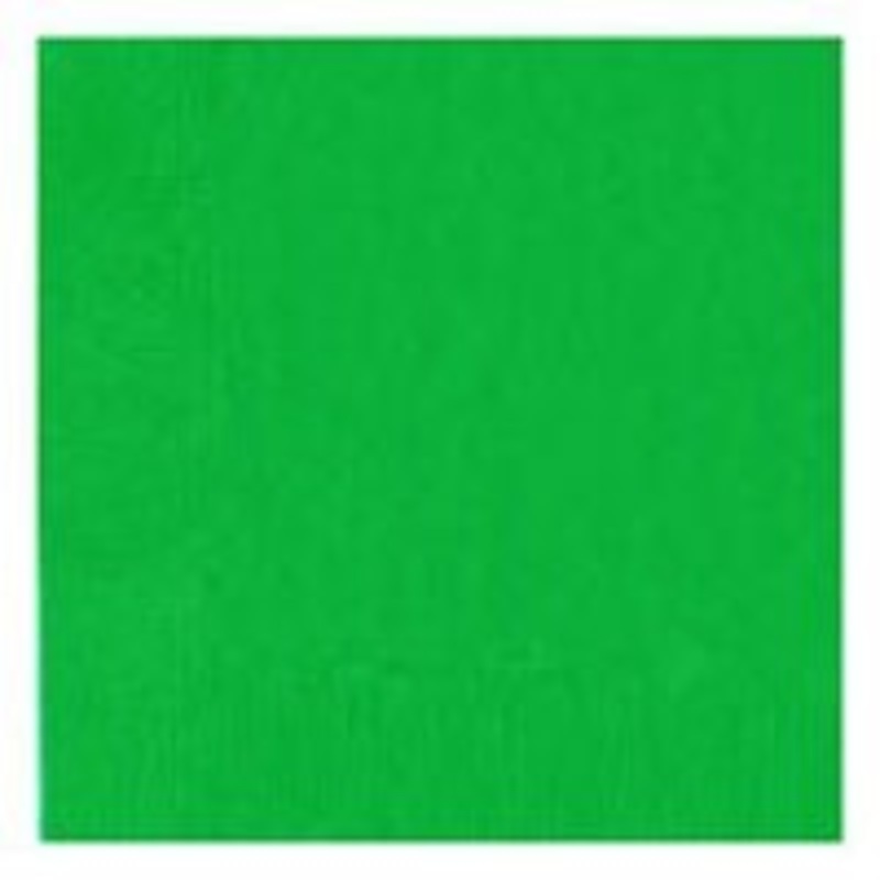 Green paper napkins (Pack of 50)