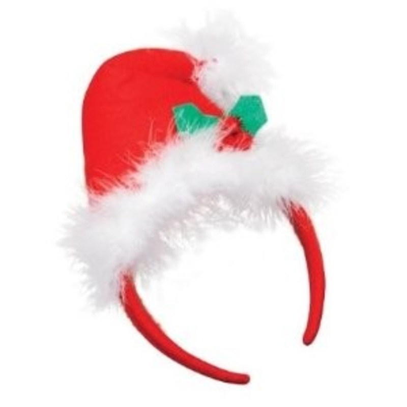 Headwear - Santa Hat on a Headband