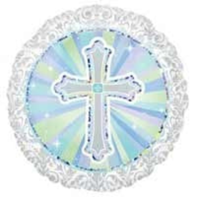 Joyous Cross Foil 18" Balloon