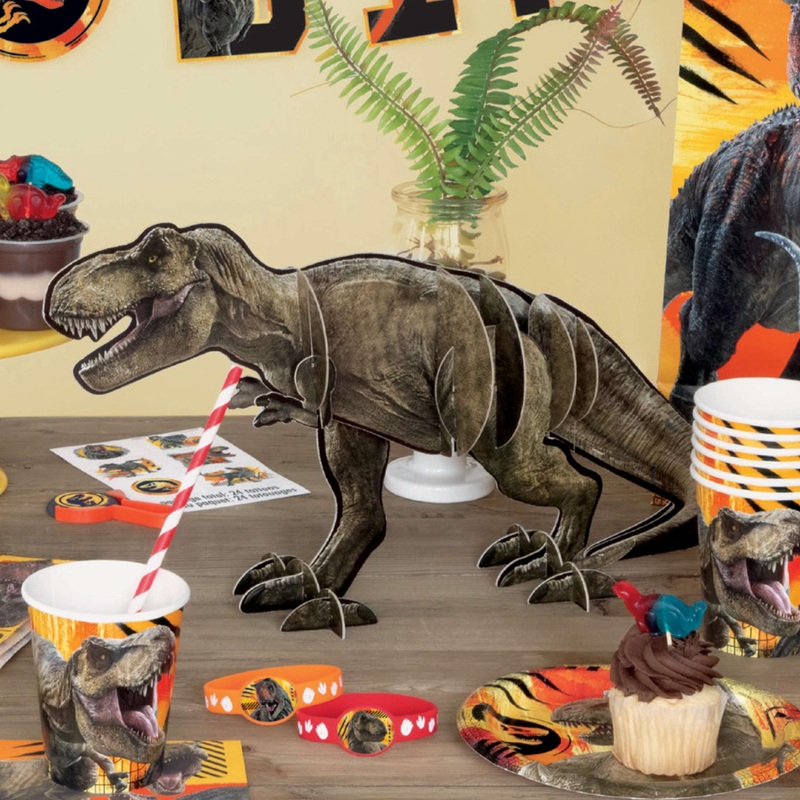Jurassic World 3 Paper 3D Dinosaur Centerpiece