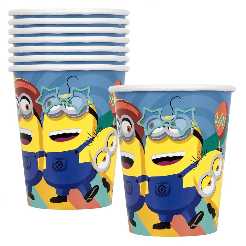Minions Despicable Me Paper Cups, 9 oz. 8 Ct