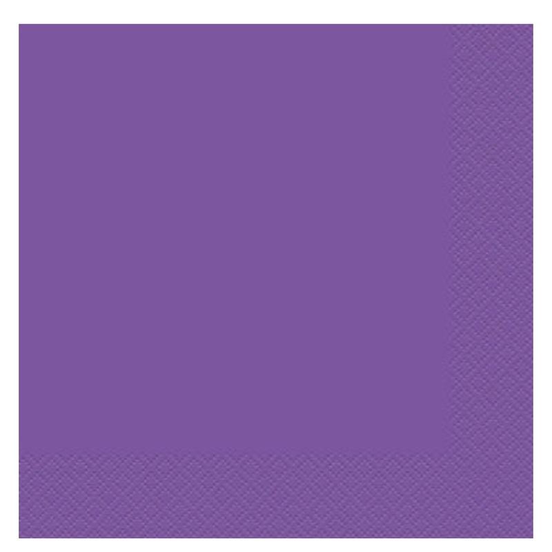Neon Purple Solid Luncheon Paper Napkins, 20ct