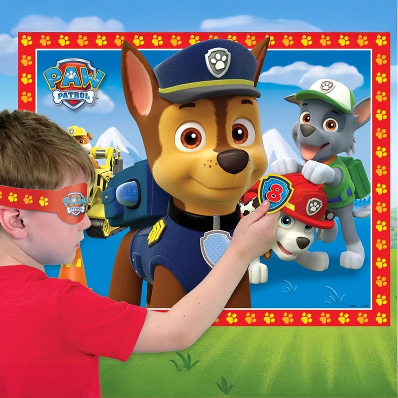 PAW Patrol Birthday Party Game, 16 Players, 18pcs
