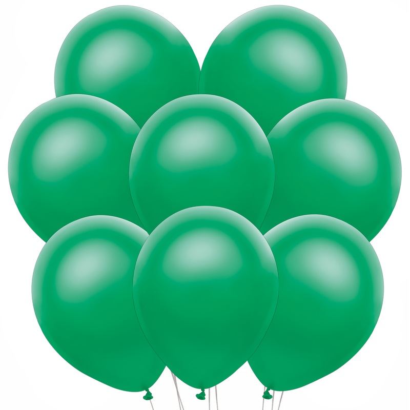 Pearl Green Latex Balloons 12" - 8 ct