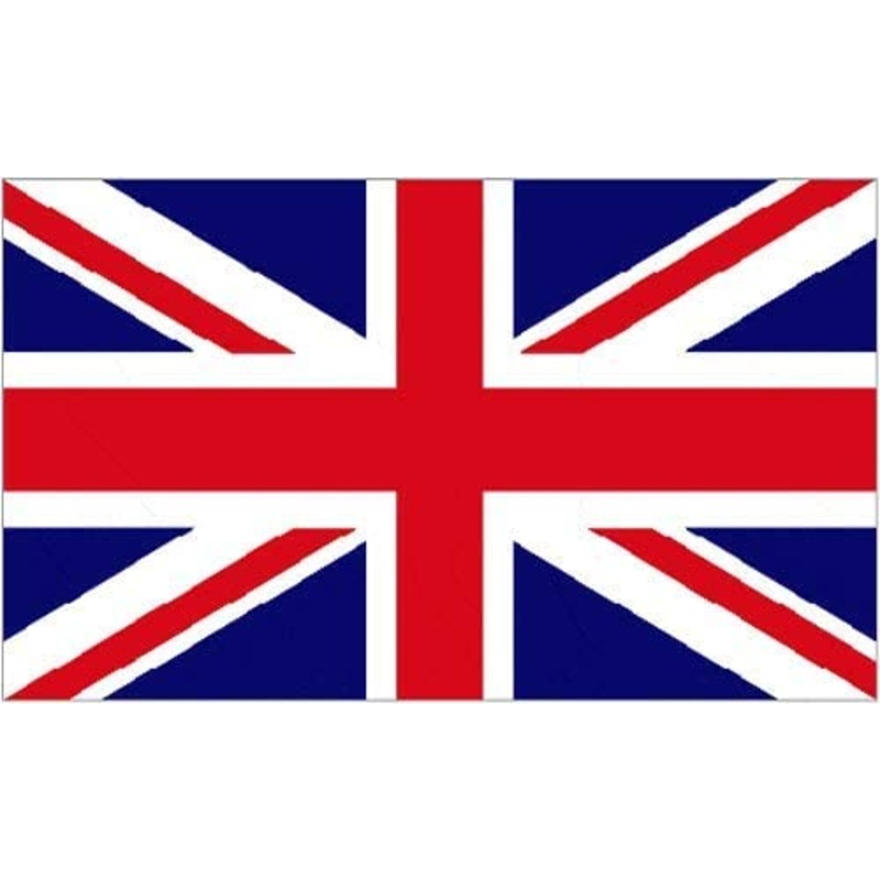 Union Jack Flags on Sticks 9"x 6"x12