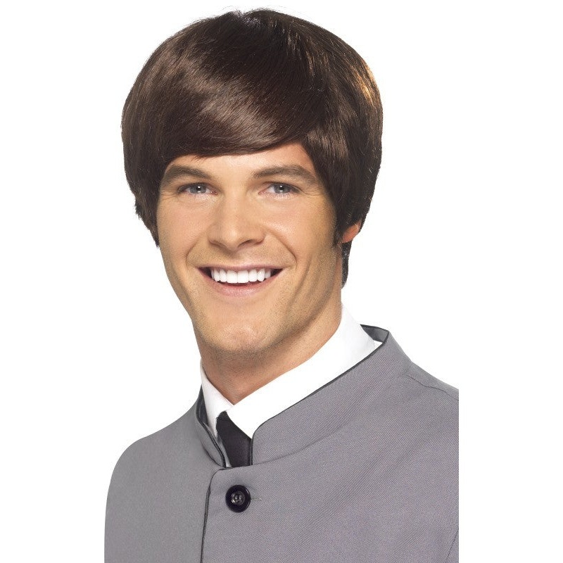 Brown Male Mod Wig