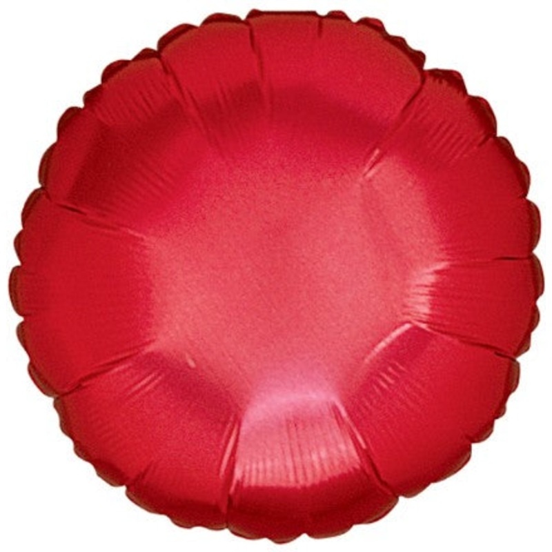 Foil 18" Round in Red