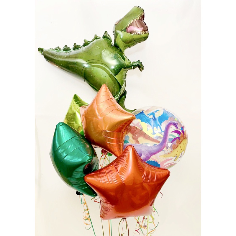 Green T-Rex Dino Bunch