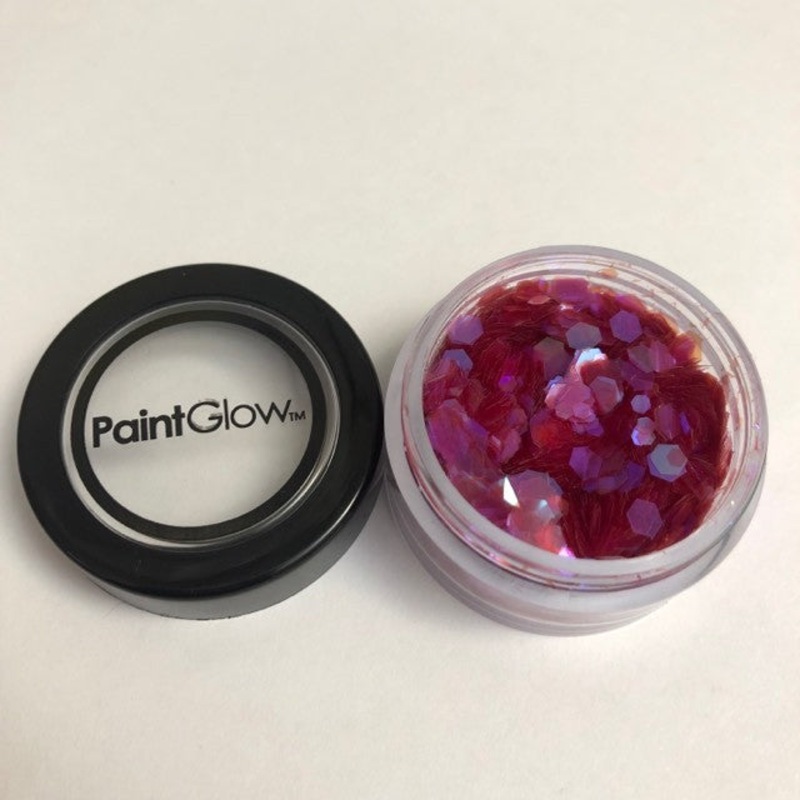 Heart-breaker pink chunky glitter