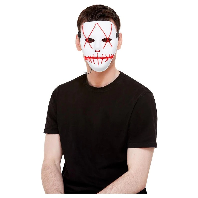 Light up stitch mask