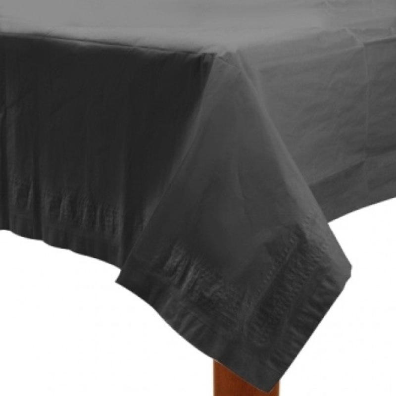 Midnight Black Paper Tablecover