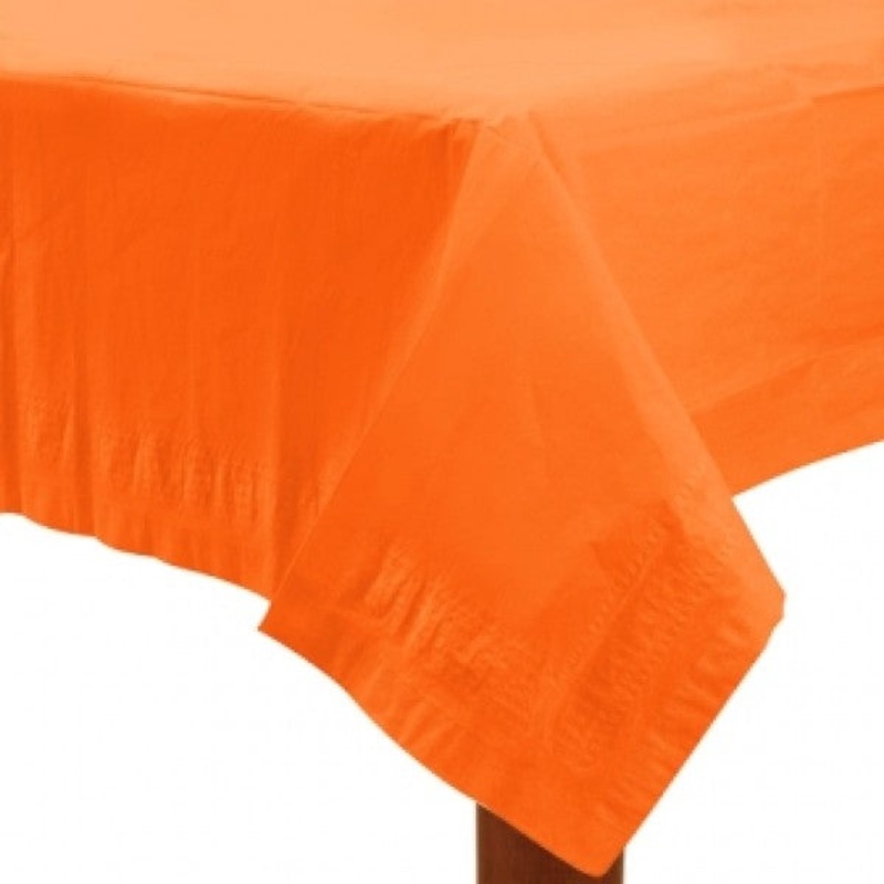 Orange Paper Tablecover