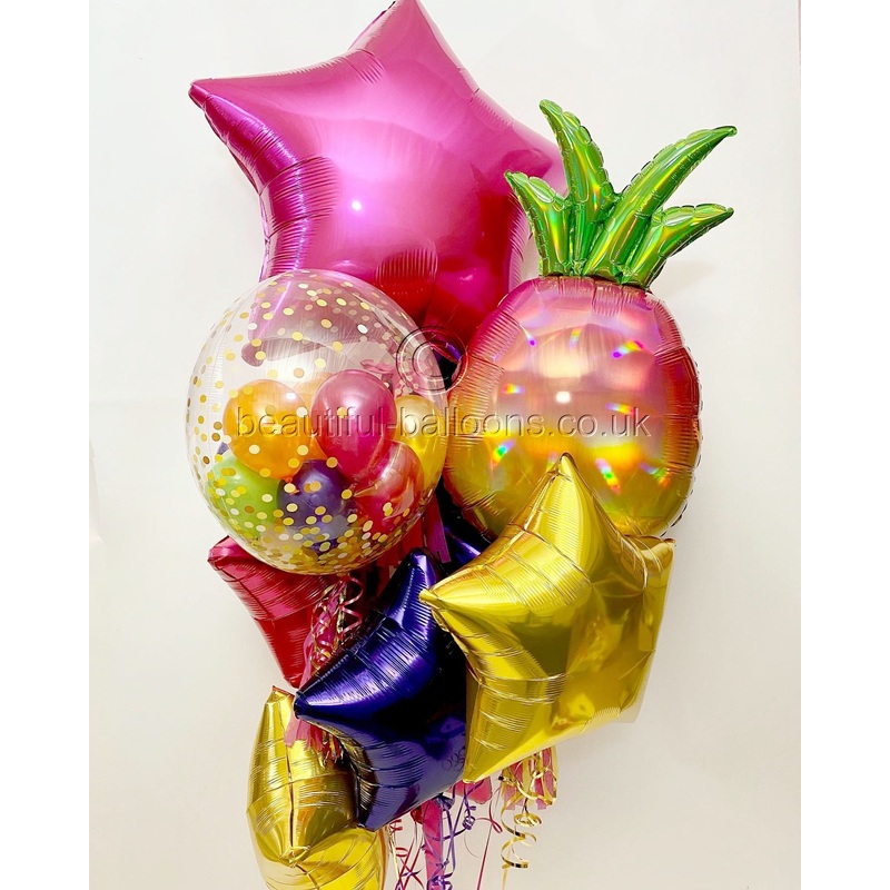 Tropical Jumbo Star, Pineapple and Bubble Bunch