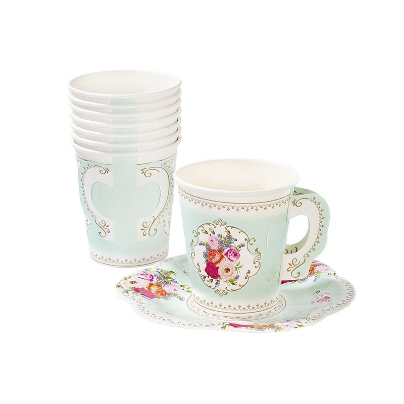 Truly Scrumptious Tea Cups and Saucers