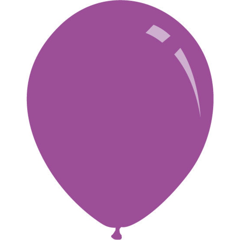 12" Metallic Lavender Decomex Latex Balloons (100 Per Bag)