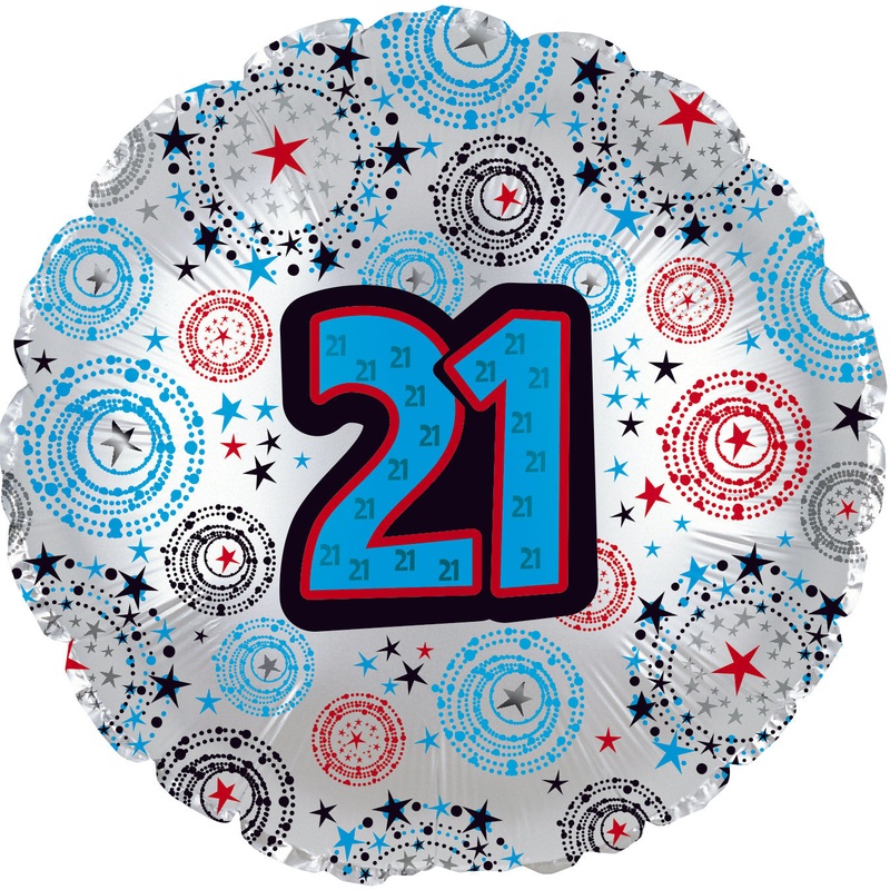 17" Age Related 21 Balloon