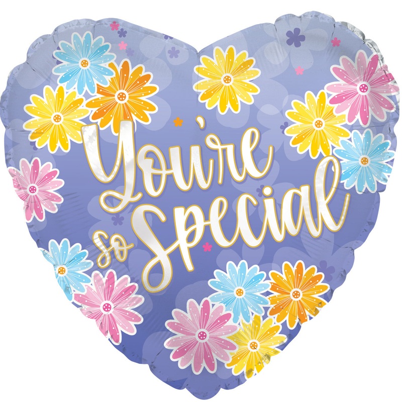 17" Airfill Only You're So Special Periwinkle Foil Balloon
