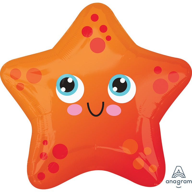 17" Starfish Foil Balloon