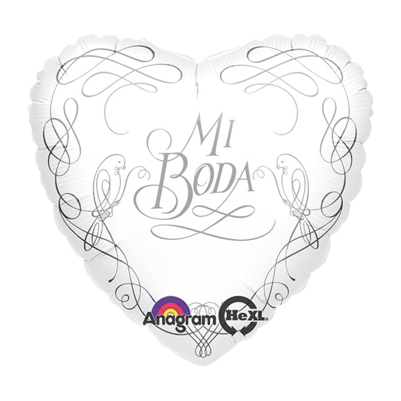 18" Mi Boda Mylar Balloon (Spanish)