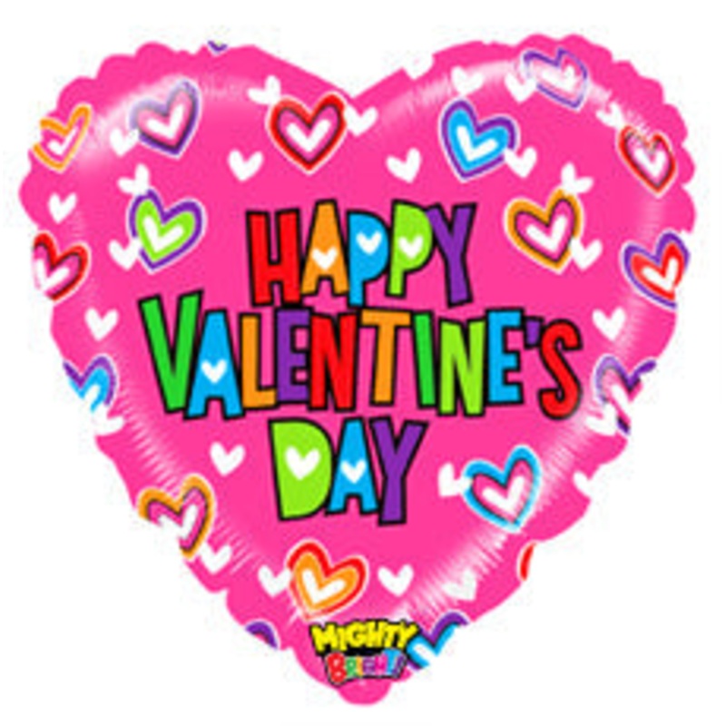 21" Mighty Pink Valentine Balloon