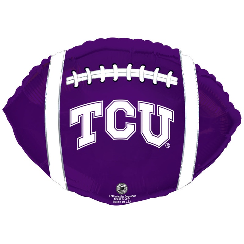 21" Texas Christian University (TCU) Collegiate Football Balloon