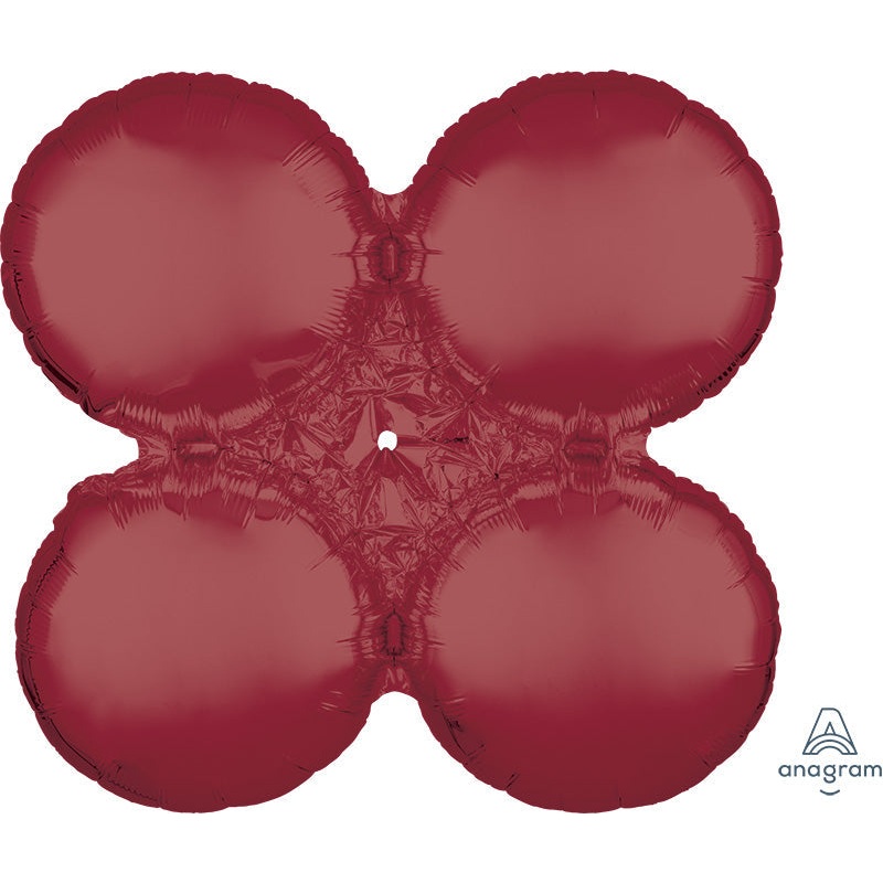 30" MagicArch Large Burgundy MagicArch Foil Balloon