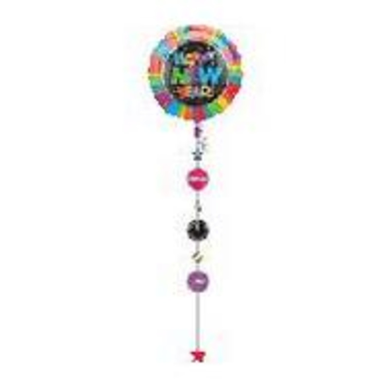 32" Happy New Year Drop A Line Balloon