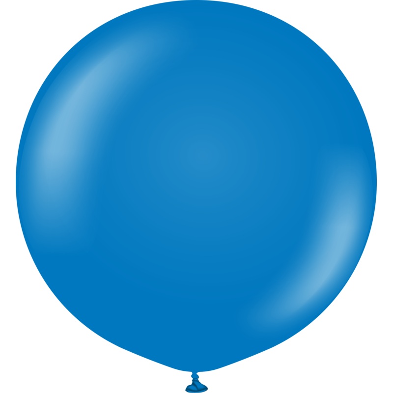 36" Kalisan Latex Balloons Standard Blue (2 Per Bag)