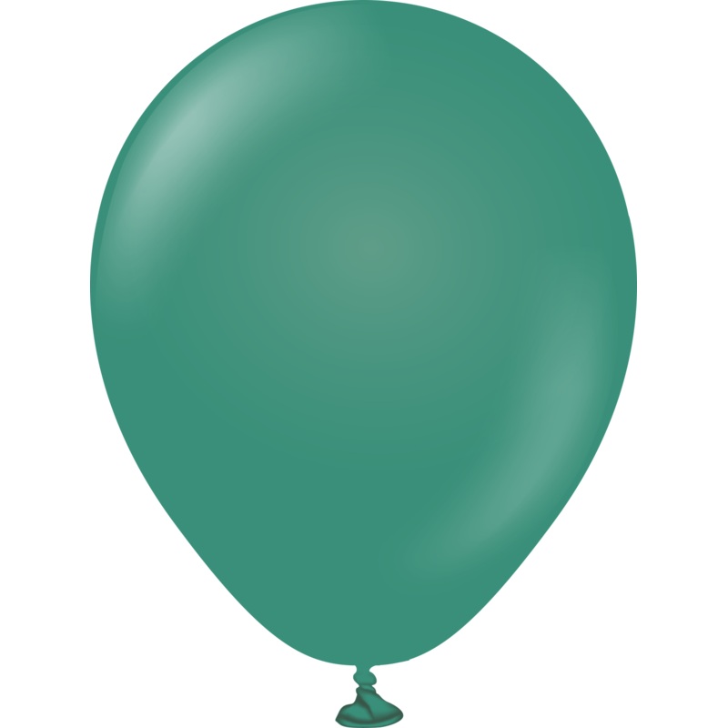 5" Kalisan Latex Balloons Retro Sage (50 Per Bag)