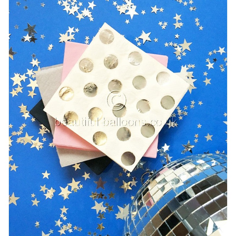 76 x Pretty Pink & Chic Shade Beverage Napkins