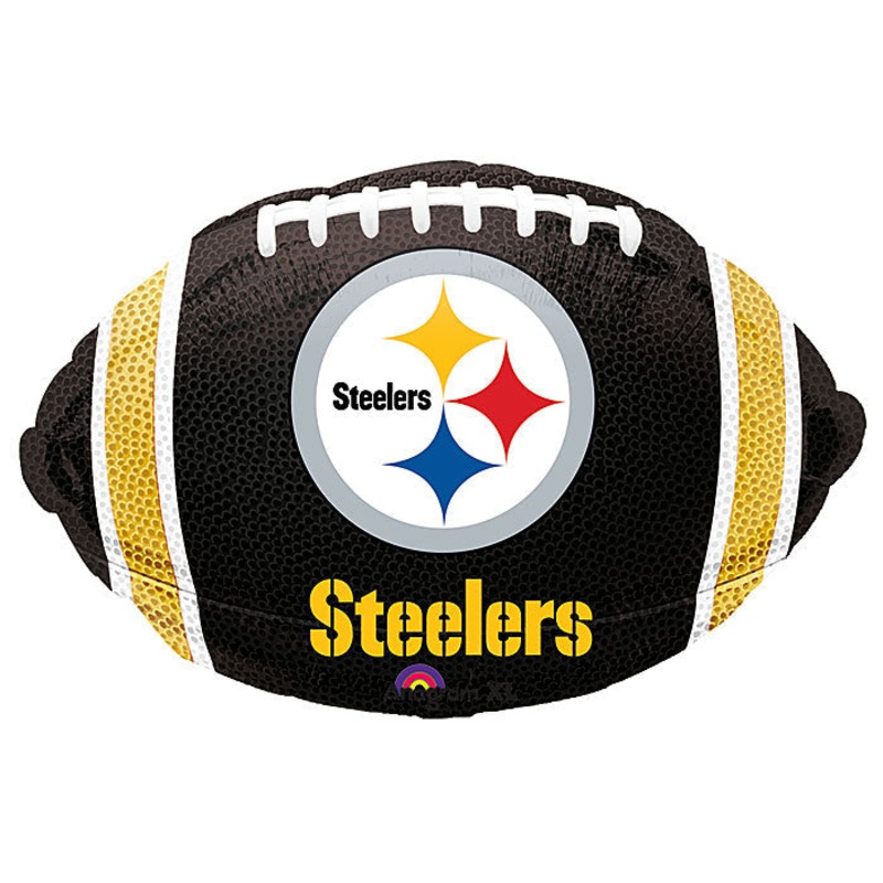 Junior Shape Pittsburgh Steelers NFL Football Team Colors Balloon