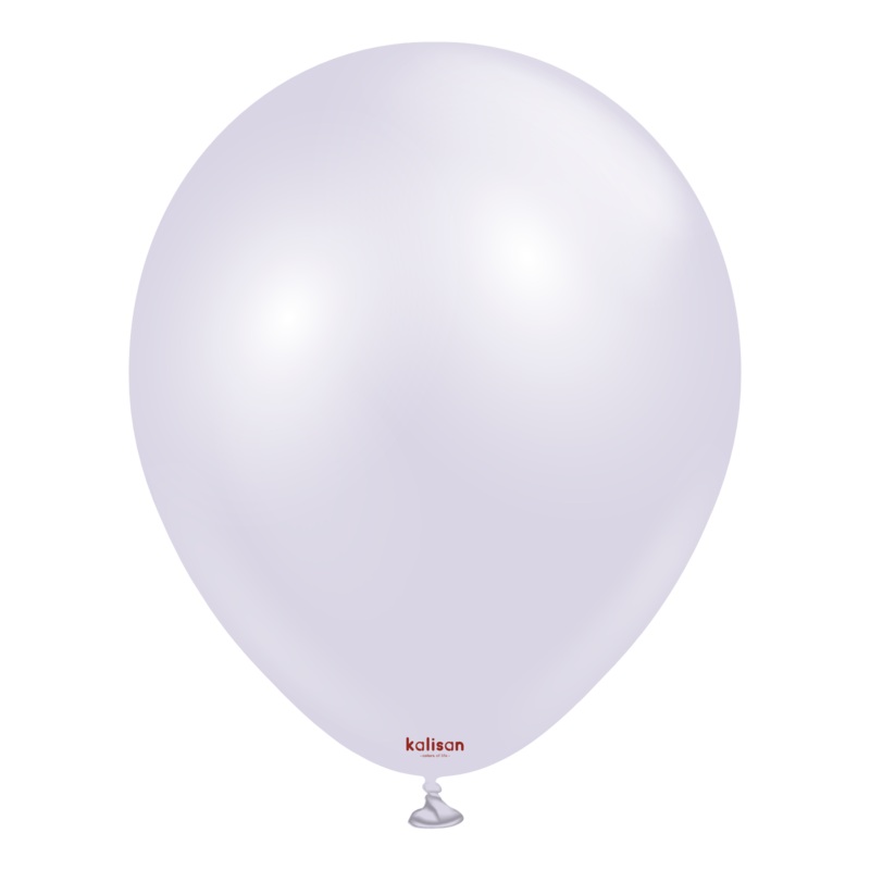 12" Kalisan Brand Latex Balloons Aura Lavender Fog (50 Per Bag)