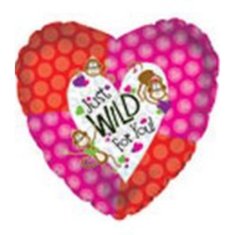 18" Just Wild For You Balloon