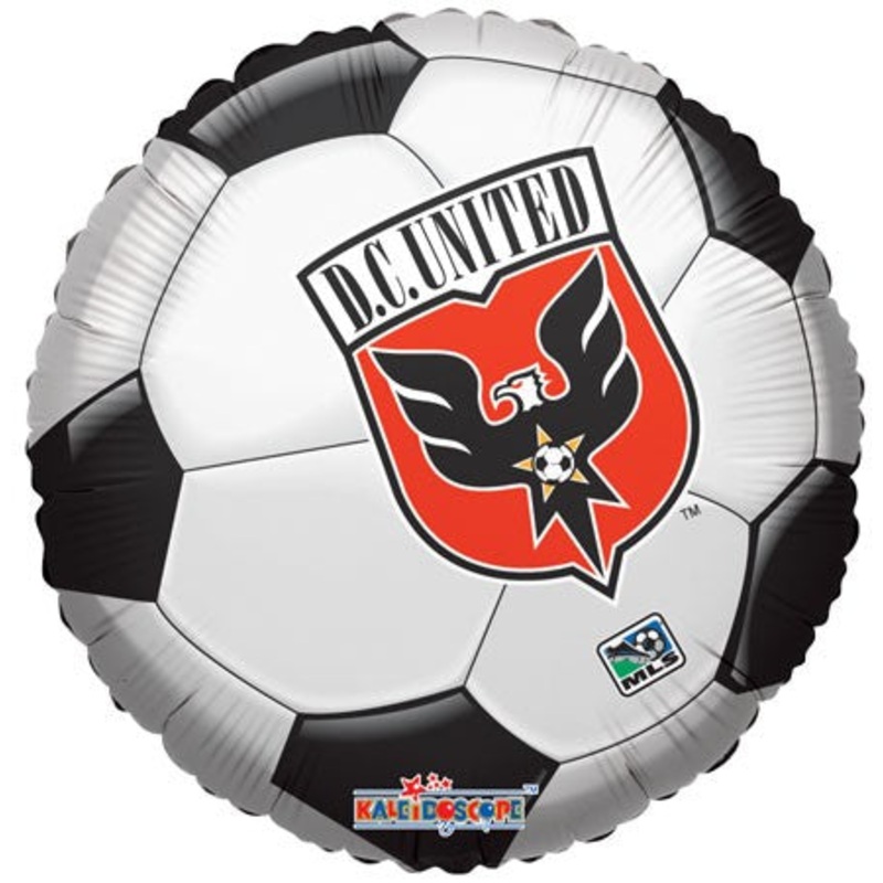 18" MLS D.C United Soccer Ball Balloon
