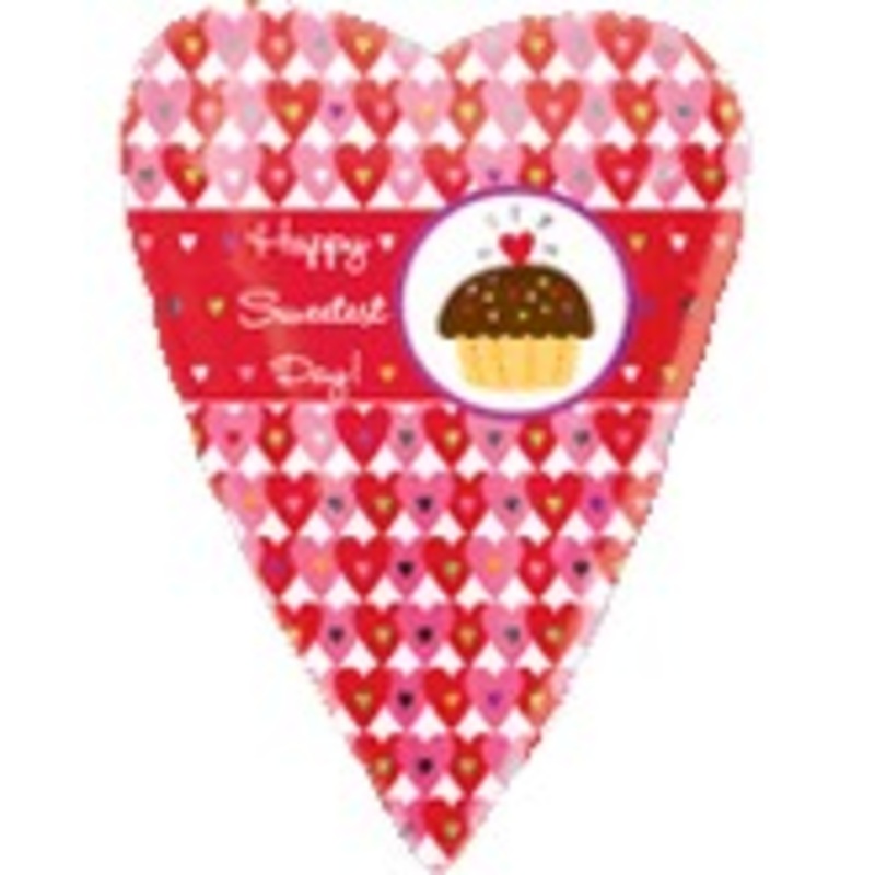 18" Sweetest Day Cupcake Balloon