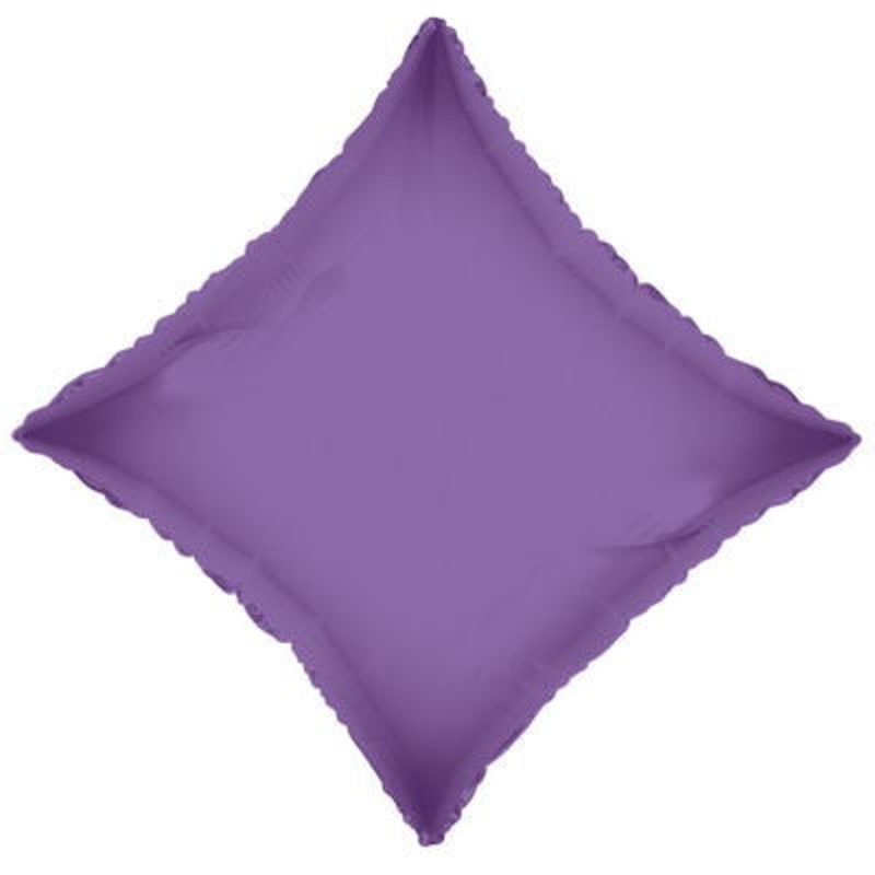 21" Solid Diamond Violet Brand Convergram Balloon