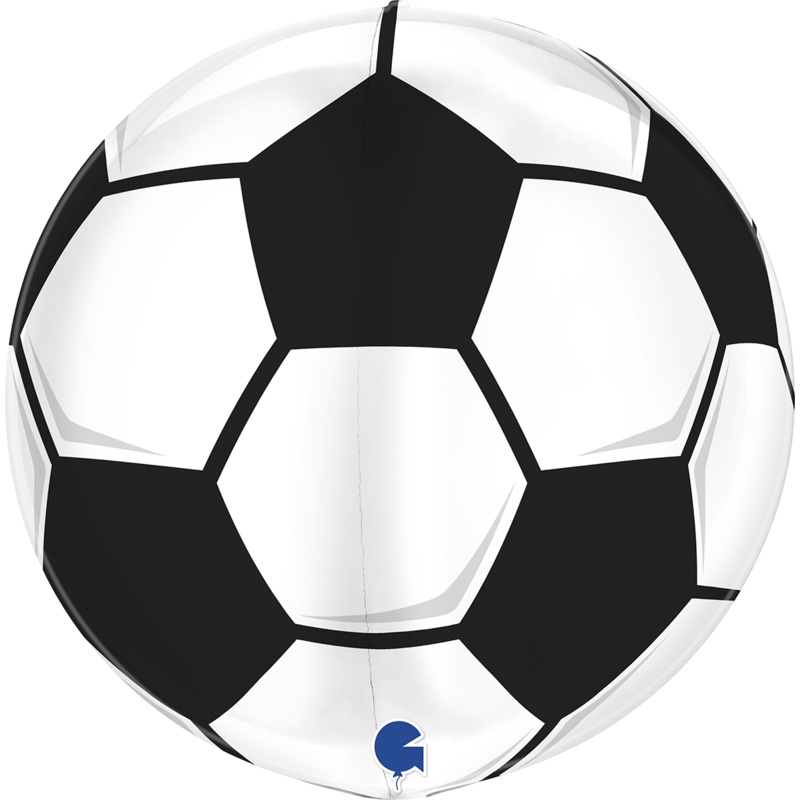 22" Globe (15 Inches Inflated) Soccer Ball 4D Foil Balloon