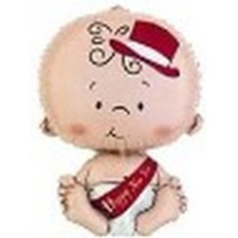28" Happy New Years Baby Balloon