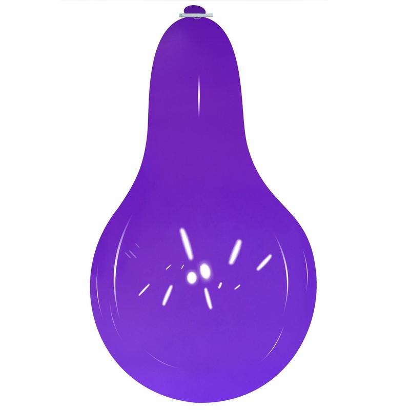 32" Longneck Cattex Brand Standard Purple Latex Balloons