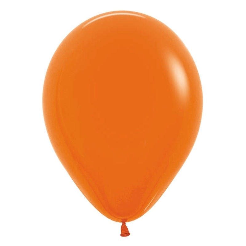 5" Latex Balloons (100 Per Bag) Fashion Orange Betallatex/Sempertex