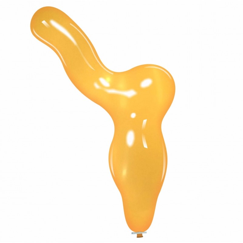 59" Elephant Cattex Brand Crystal Orange Latex Balloons