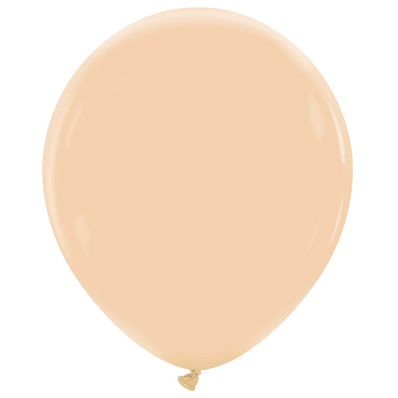 18" Cattex Brand Premium Champagne Latex Balloons (25 Per Bag)