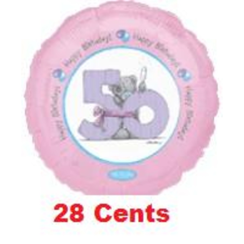 18" Happy Birthday 50th Balloon