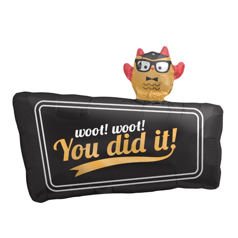 25" Foil Balloon Woot Woot Grad