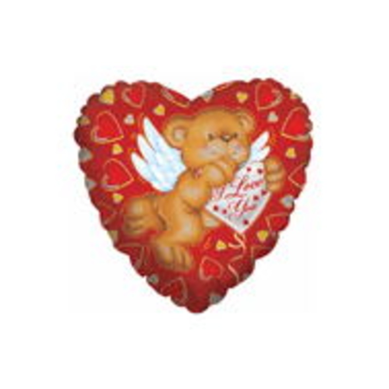 26" Cupid Bear I Love You Balloon