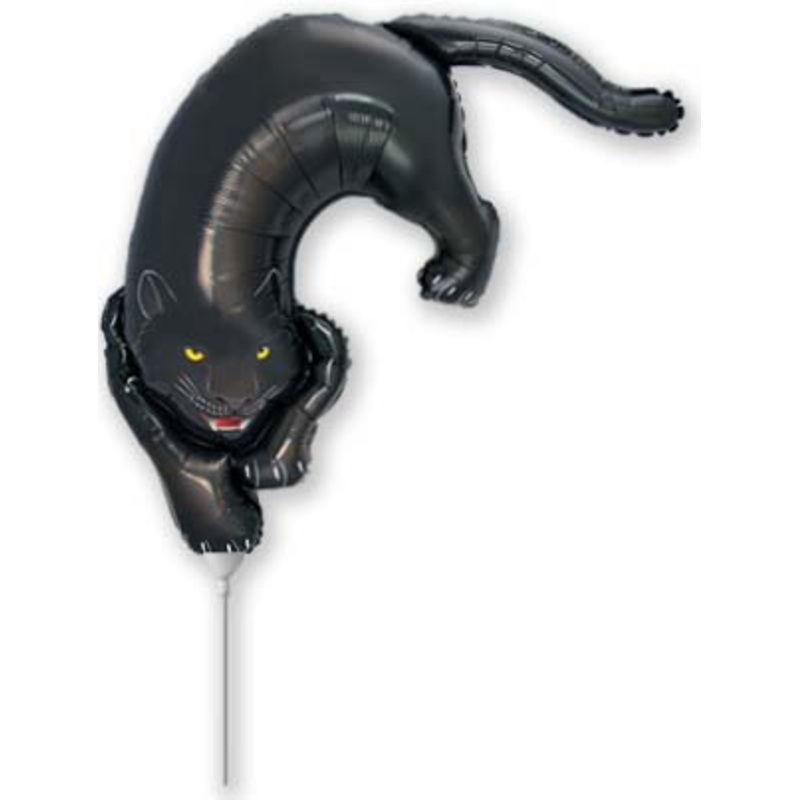 Airfill Only Dark Panther Foil Balloon