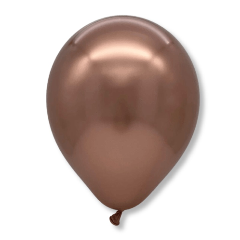 12" Decomex Luster Latex Balloons (50 Per Bag) Rose Gold